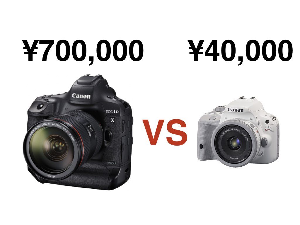 70万円と4万円のカメラの違いは？キヤノンの全一眼レフカメラのスペックを比較・解説！ | 神戸ファインダー