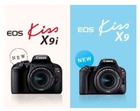Canon EOS Kiss X9iとX9を比較