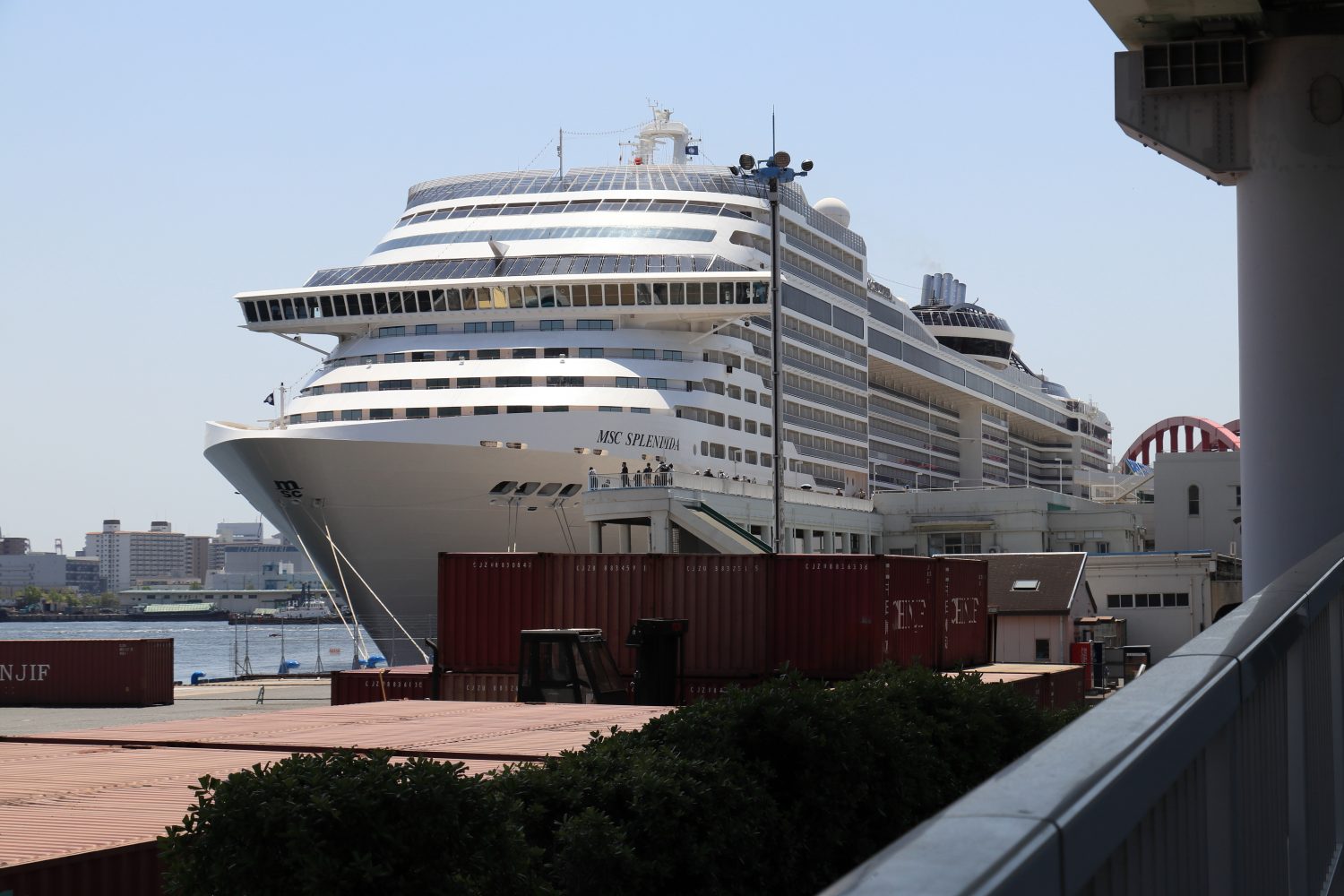 MSC Splendida Cruise Ship at KOBE PORT