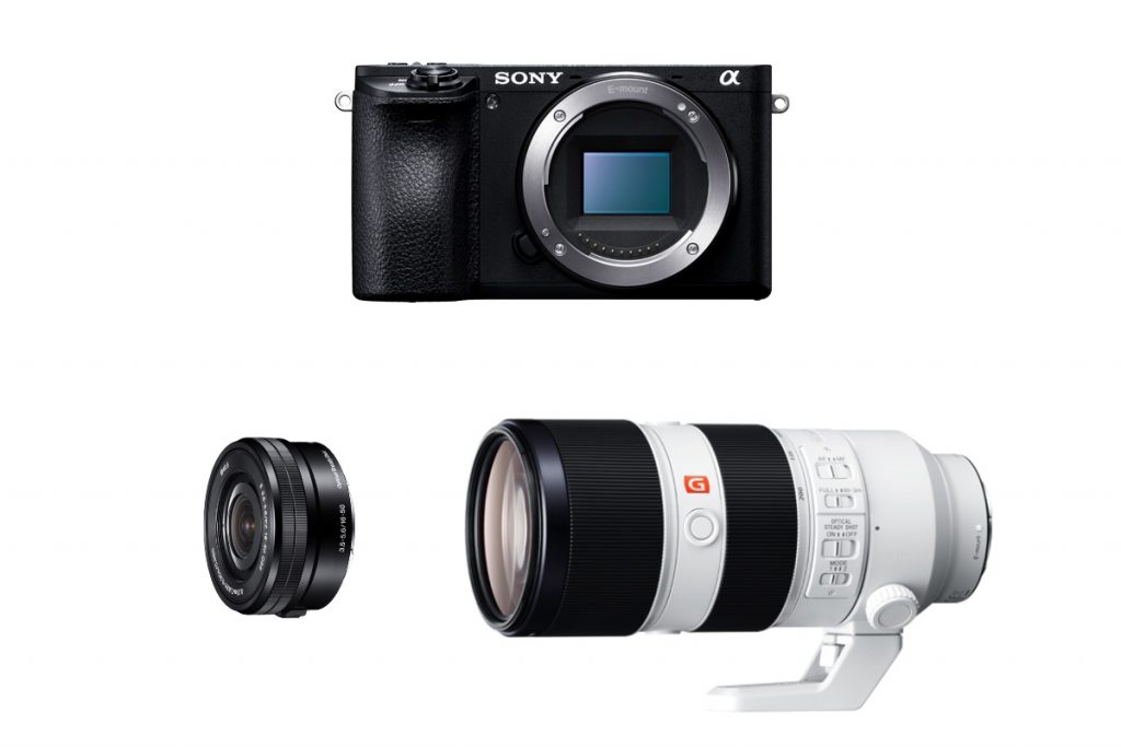 APS-Cサイズカメラと高級レンズ