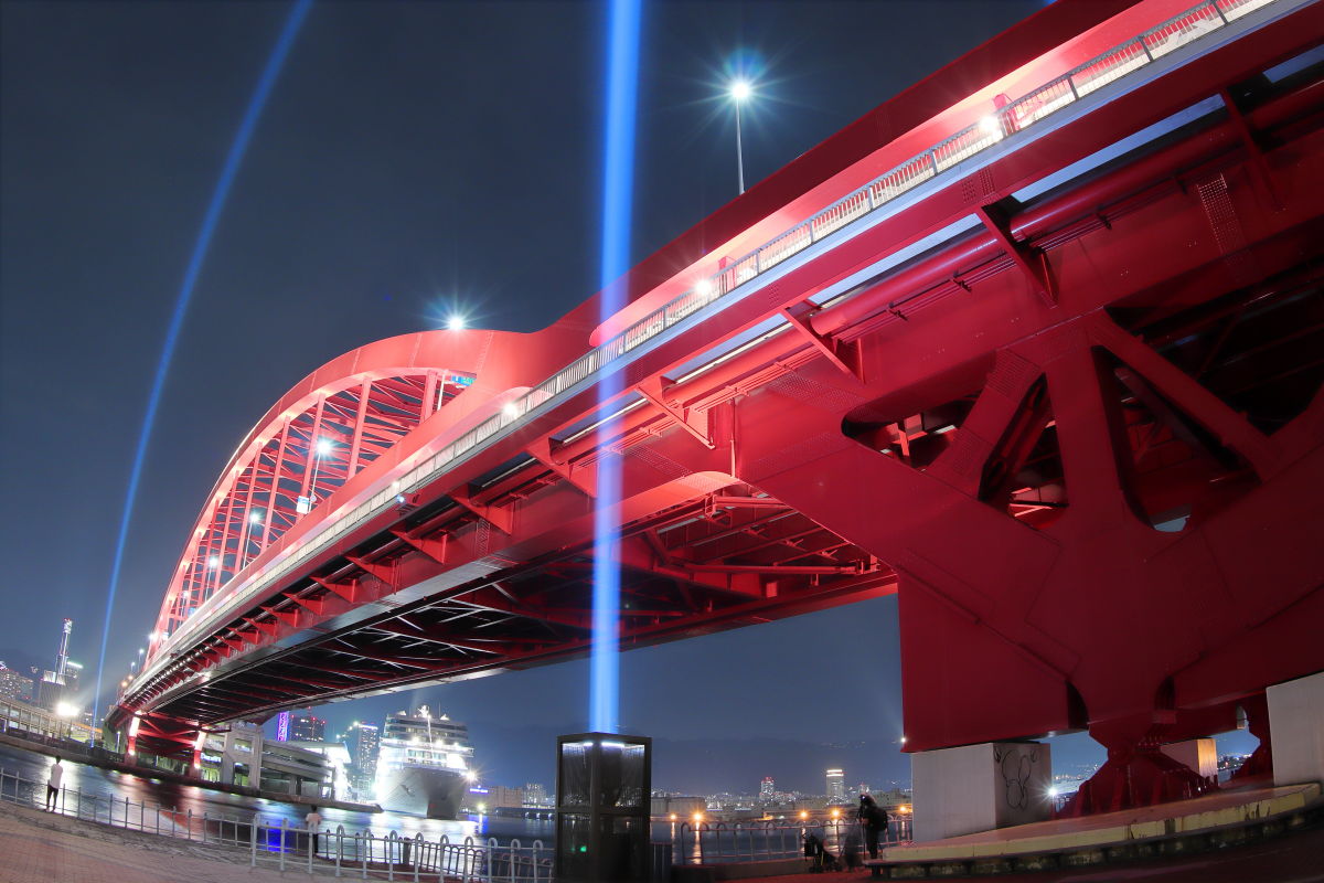 有名夜景スポット 神戸大橋 ライトアップ予定日とおすすめ撮影ポイント 神戸ファインダー