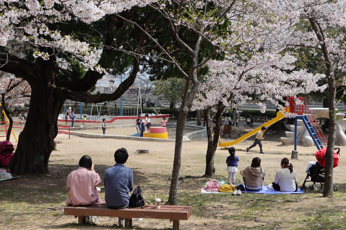 2018年4月2日の須磨浦公園