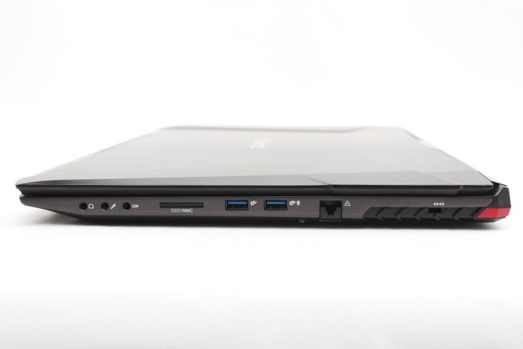 DAIV-NG7500S2-SH5のインターフェイス SDカードスロットなど