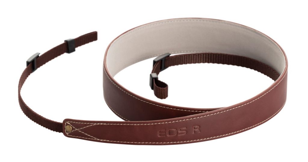 EOS R SYSTEM誕生キャンペーン 特製皮ストラップ