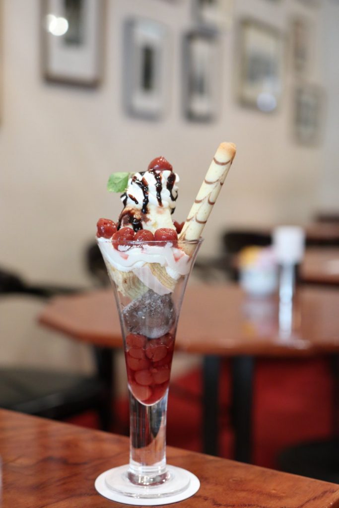 ユーハイムのパフェ