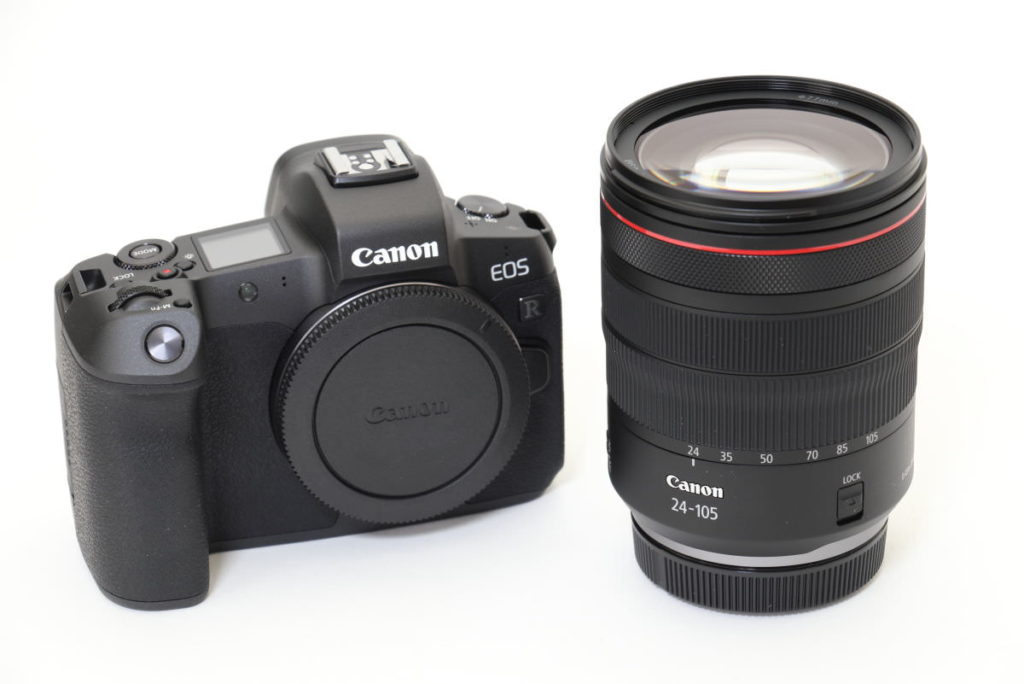 キヤノン フルサイズミラーレス一眼カメラ EOS R 交換レンズ RF24-105mm F4L IS USM 外観