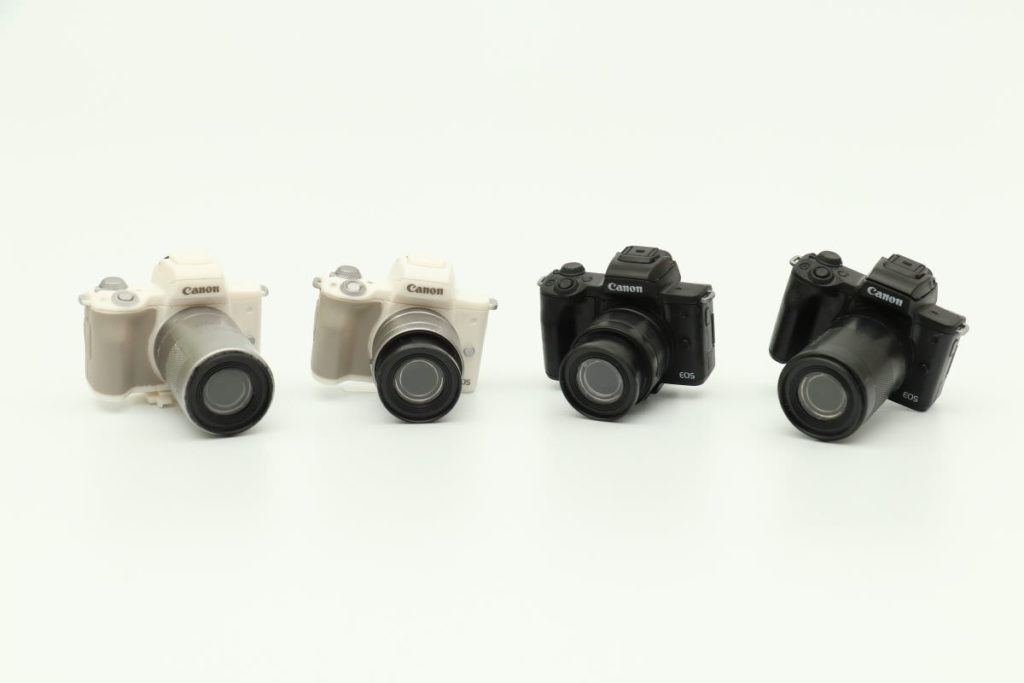 「Canon EOS Kiss M フラッシュ＆サウンド ミニコレクション」の全4種セット