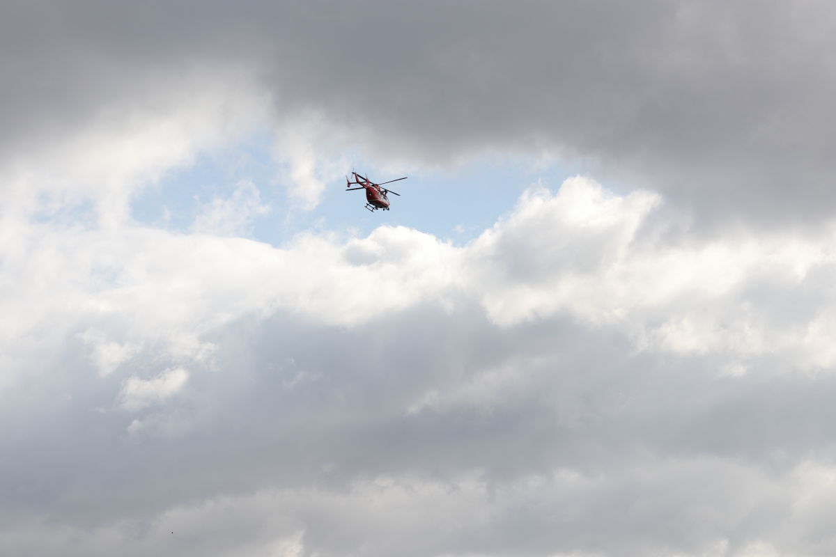 神戸市消防出初式 2020年1月5日 ヘリコプター