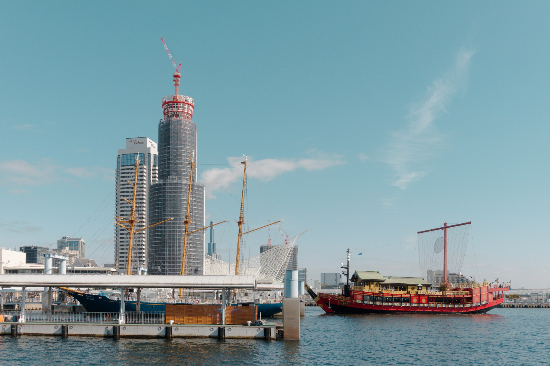 神戸港の遊覧船 作例写真　ソニー コンデジ　SONY RX100Ⅶ DSC-RX100M7