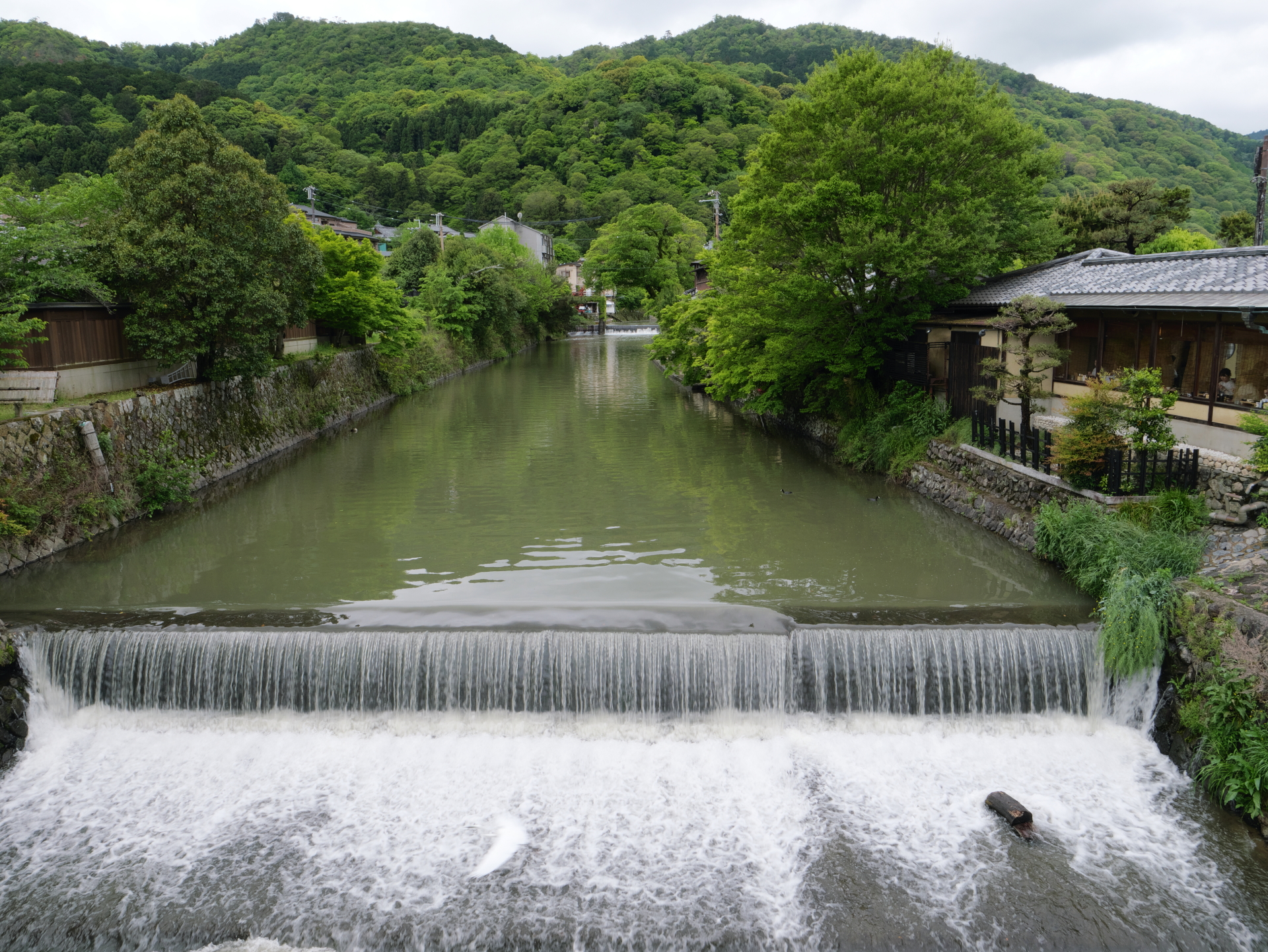 京都嵐山の川