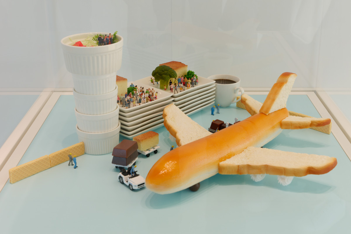 展示室①AIRPORT ZONE「空港や飛行機を見立てたミニチュアの世界」