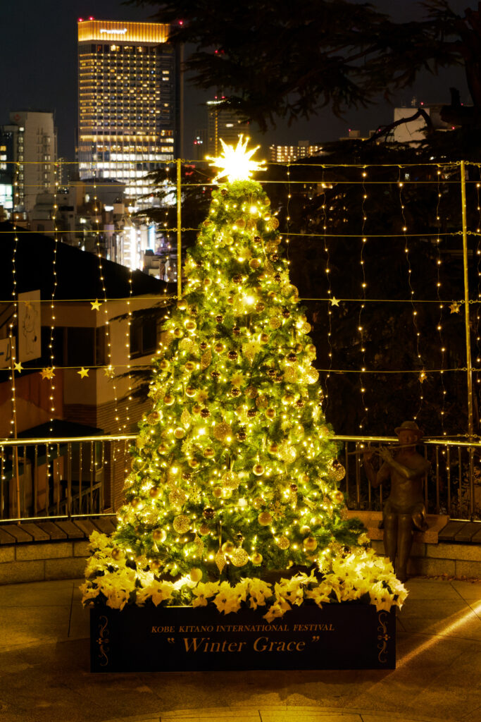 神戸北野のクリスマスツリー