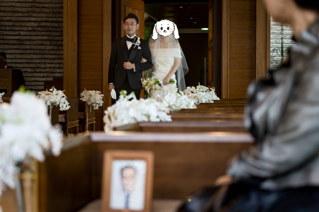 オリエンタルホテル神戸のチャペルにて結婚式