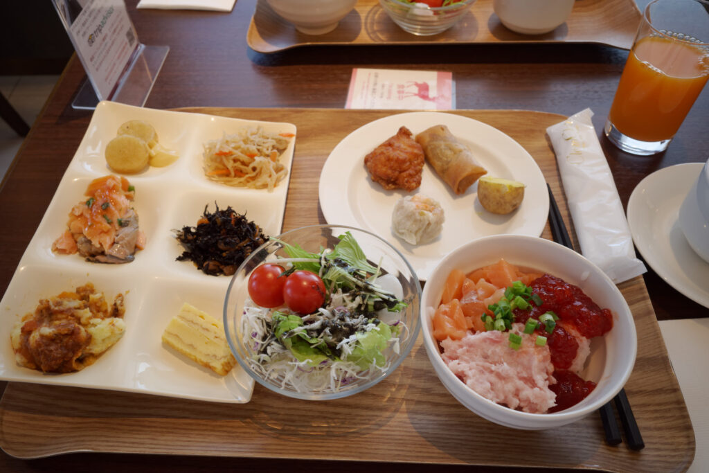 ホテルエミシア札幌の朝食ビュッフェ