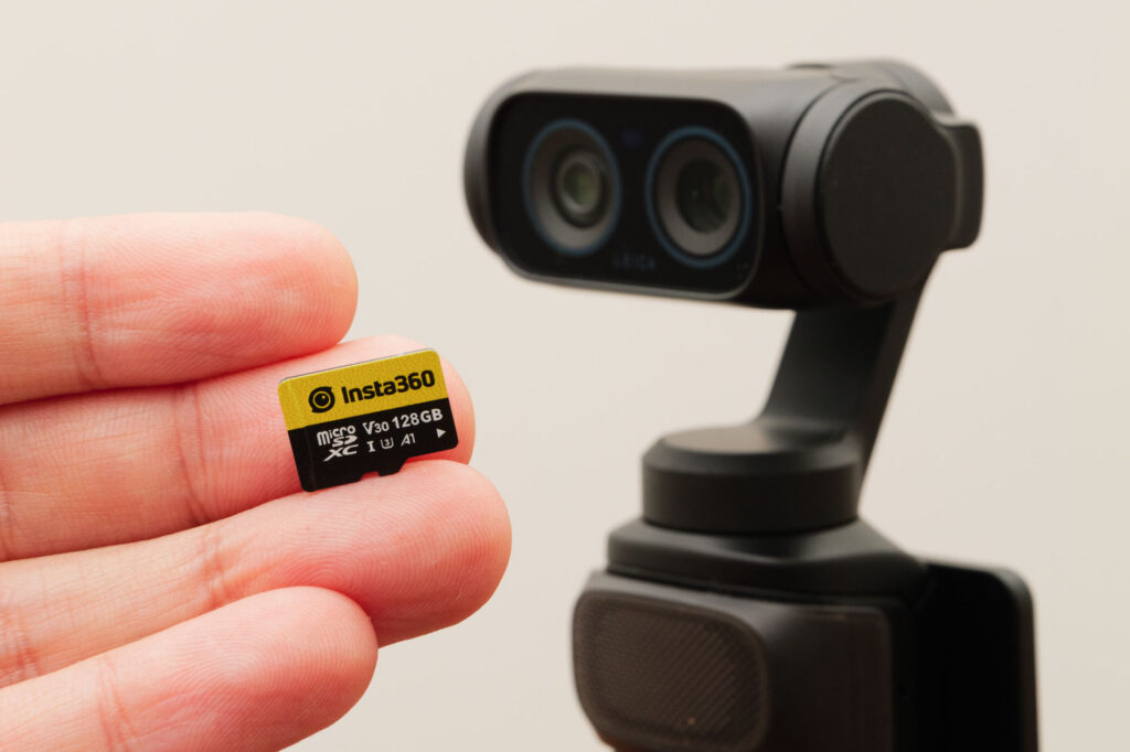 Insta360 Luna Ultraの撮影可能時間まとめ！128GBのmicroSDカードと内部ストレージの場合