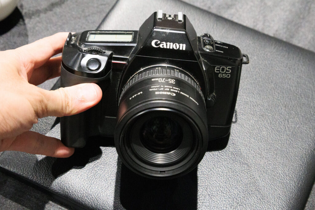 会場に展示されていたEOS 650