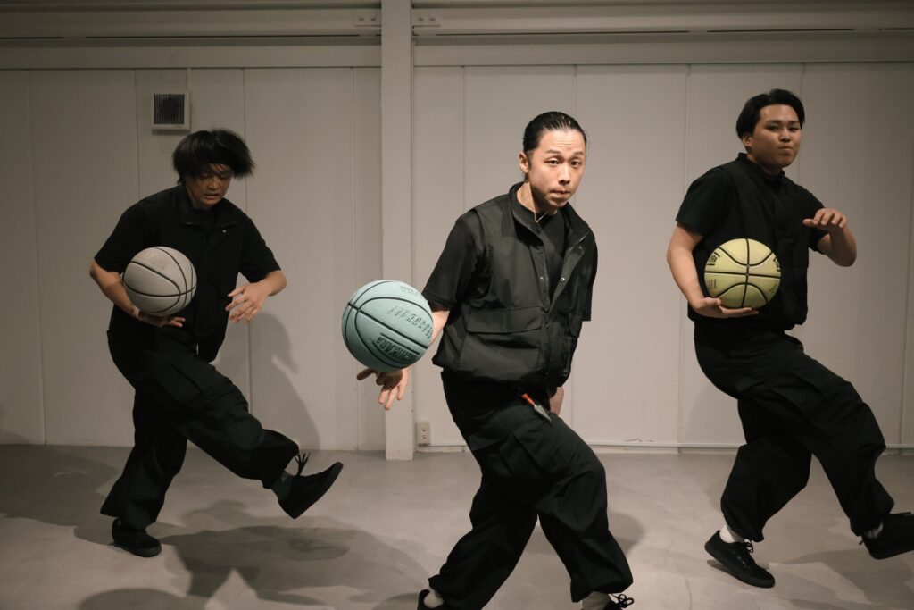 3人のパフォーマーを撮った作例