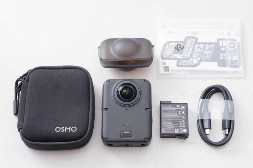 Osmo 360 II スタンダードコンボの同梱物