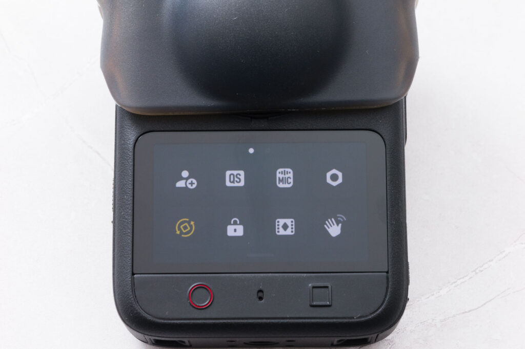 Osmo 360 IIのコントロールセンター(1ページ目)